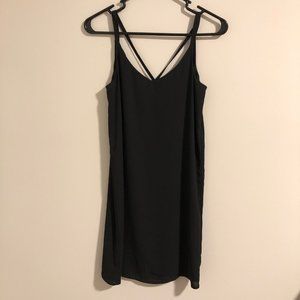 Black Chiffon Tank Dress Size XS